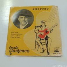 Discos de vinilo: PEPE PINTO ACOMPAÑADO POR LA GUITARRA DE MELCHOR DE MARCHENA - CANTE FLAMENCO 1959 LA VOZ DE SU AMO