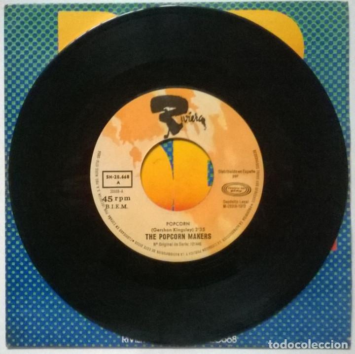 Discos de vinilo: Popcorn Makers. Pop corn/ Toad in the hole. Riviera, Spain 1972 single - Foto 3