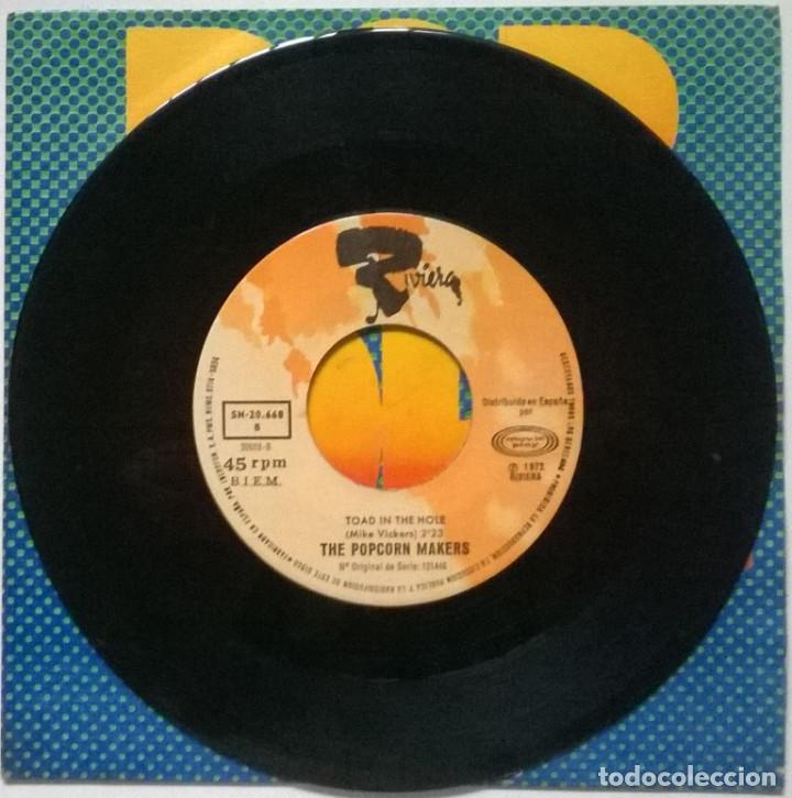 Discos de vinilo: Popcorn Makers. Pop corn/ Toad in the hole. Riviera, Spain 1972 single - Foto 4
