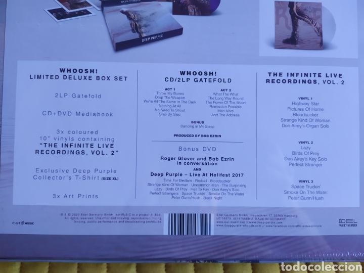 Discos de vinilo: Deep Purple whoosh! Box - Foto 4