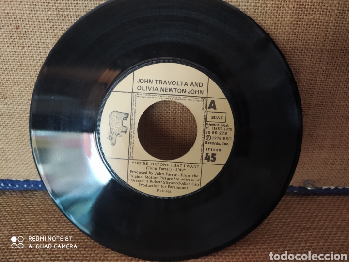 Discos de vinilo: Single Grease. John Travolta y Olivia Newton John - Foto 4