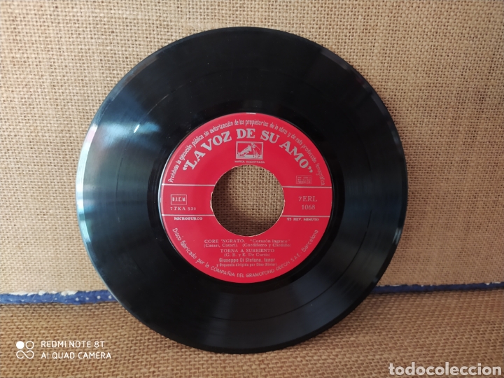 Discos de vinilo: Single Giuseppe Di Stefano. Canciones napolitanas. - Foto 3