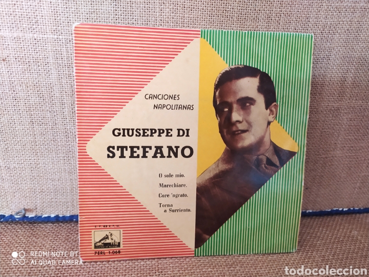 Discos de vinilo: Single Giuseppe Di Stefano. Canciones napolitanas. - Foto 1
