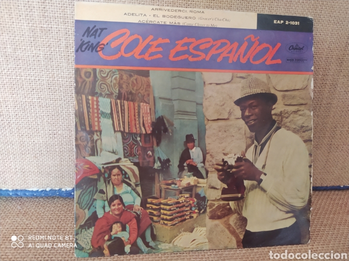 Discos de vinilo: Single Cole Espa&ntilde;ol. Nat &rdquo;King&rdquo; Cole - Foto 1