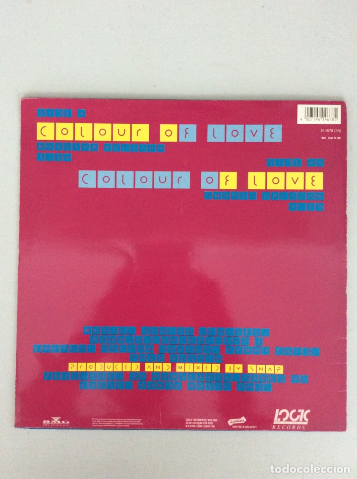 Discos de vinilo: Snap! Colour of love - Foto 2