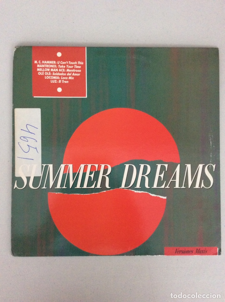 Discos de vinilo: Summer Dreams. Versiones maxis - Foto 1