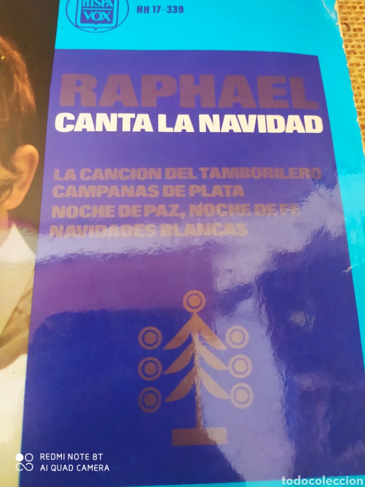 Discos de vinilo: Single Raphael. Canta la Navidad. - Foto 2