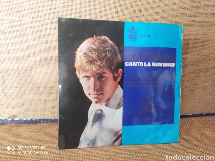 Discos de vinilo: Single Raphael. Canta la Navidad. - Foto 1