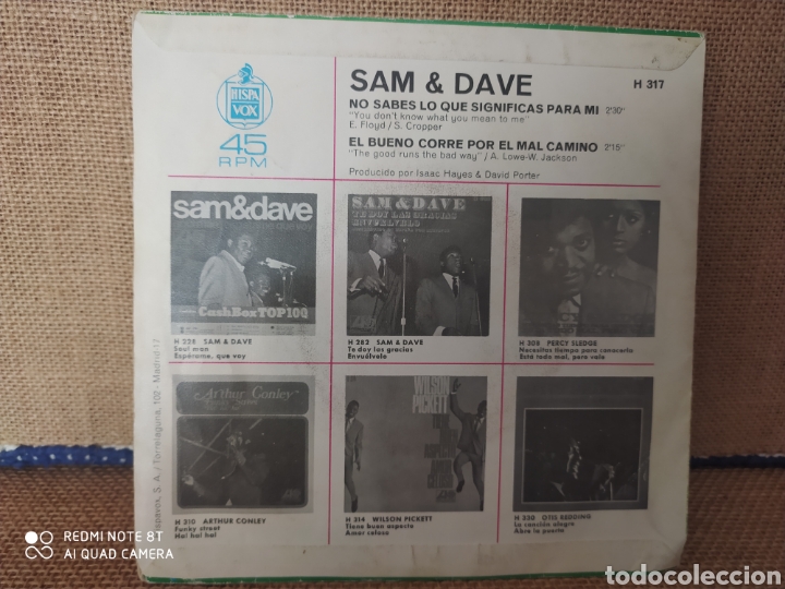 Discos de vinilo: Single Sam & Dave. - Foto 2