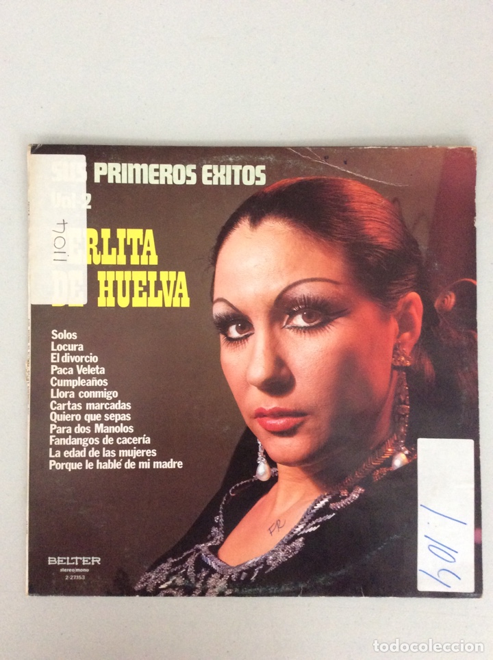 Discos de vinilo: Perlita de Huelva. Sus primeros &eacute;xitos. Vol 2 - Foto 1