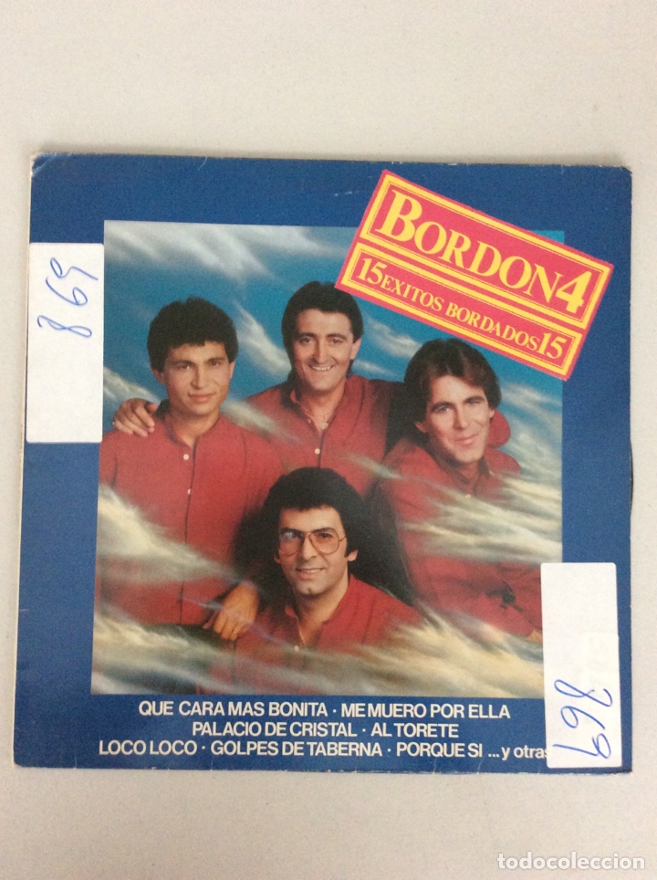 Disques de vinyle: Borbon 4. 15 &eacute;xitos bordados 15