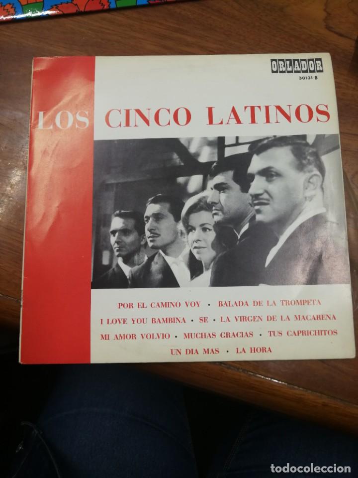 Discos de vinilo: Lp de los cinco latinos - Foto 1