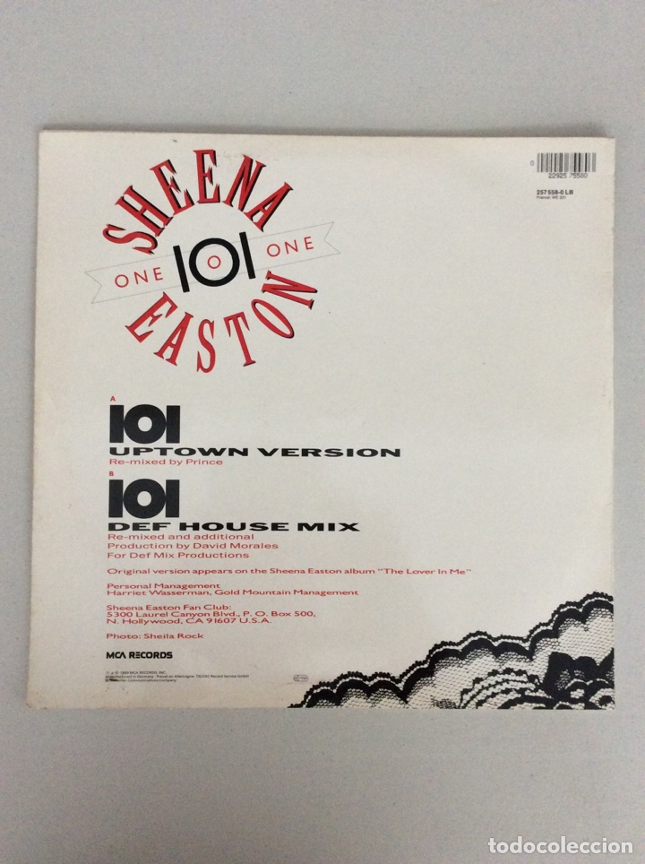 Discos de vinilo: Sheene Easton 101 One o one - Foto 2