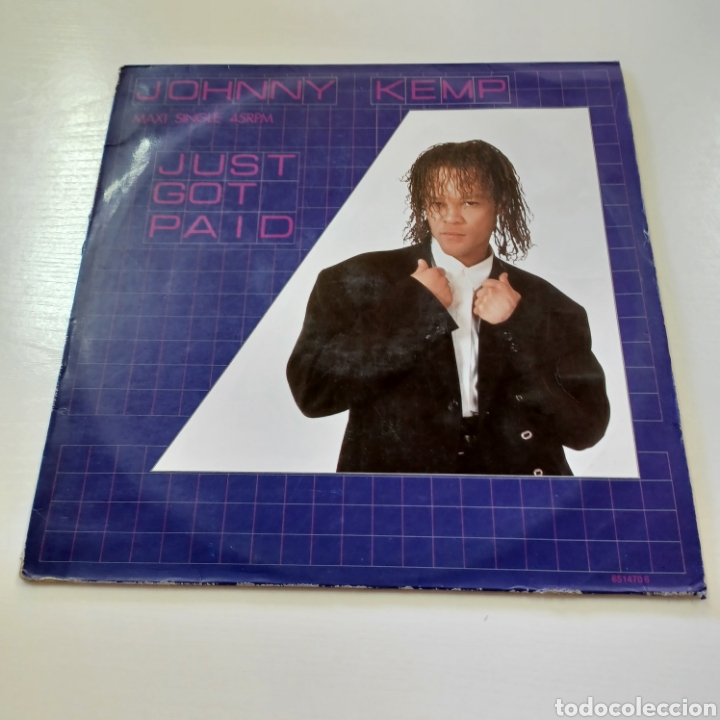 Discos de vinilo: JOHNNY KEMP - JUST GOT PAID 1988 - Foto 6