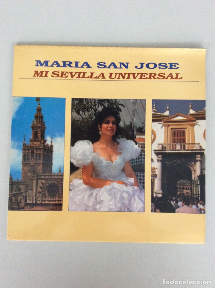 Discos de vinilo: Mar&iacute;a San Jos&eacute;. Mi Sevilla universal - Foto 1