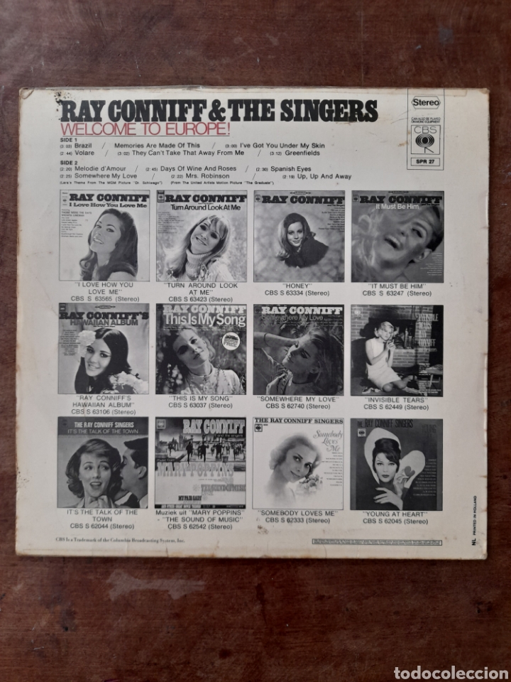 Discos de vinilo: RAY CONNIFF AND SINGERS, WELCOME TO EUROPE - Foto 2