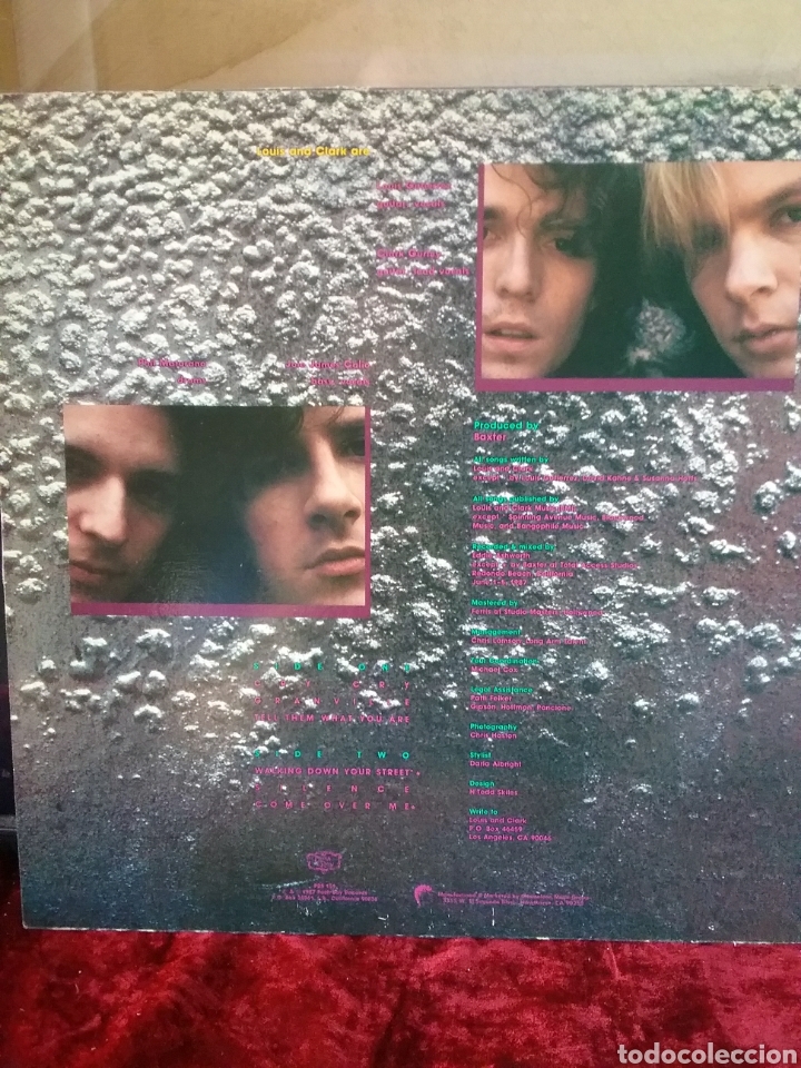 Discos de vinilo: LOUIS CLARK 1987 POSH-BOY Records - Foto 2