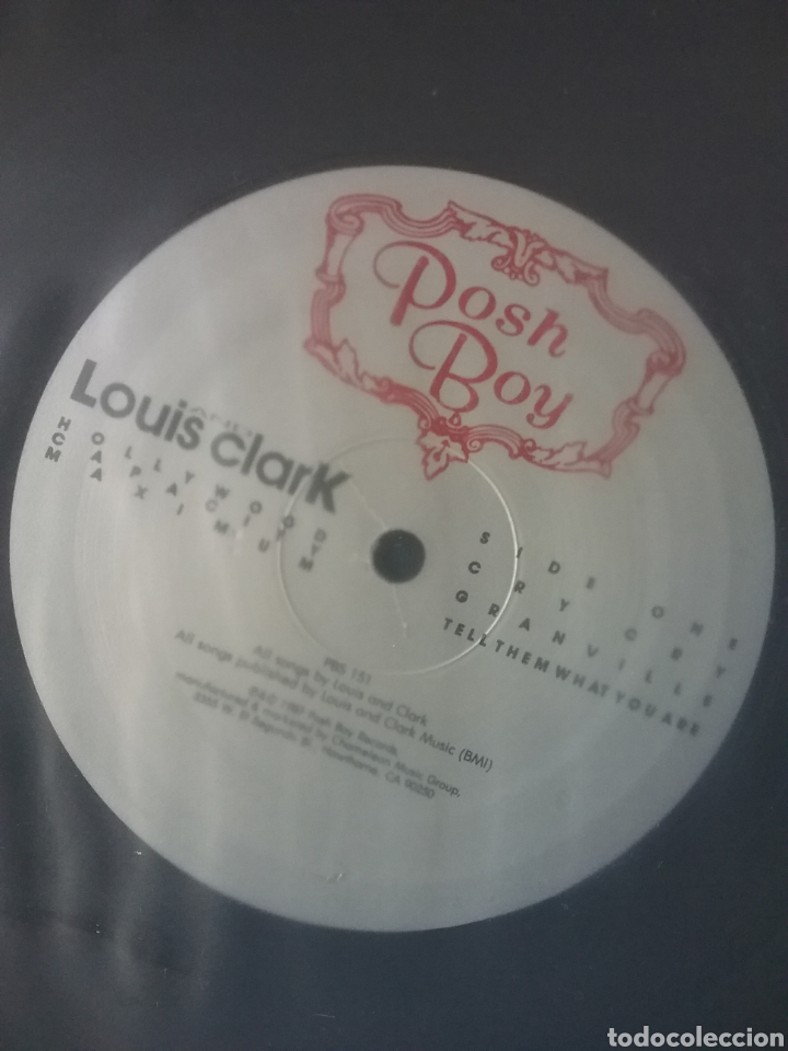 Discos de vinilo: LOUIS CLARK 1987 POSH-BOY Records - Foto 4