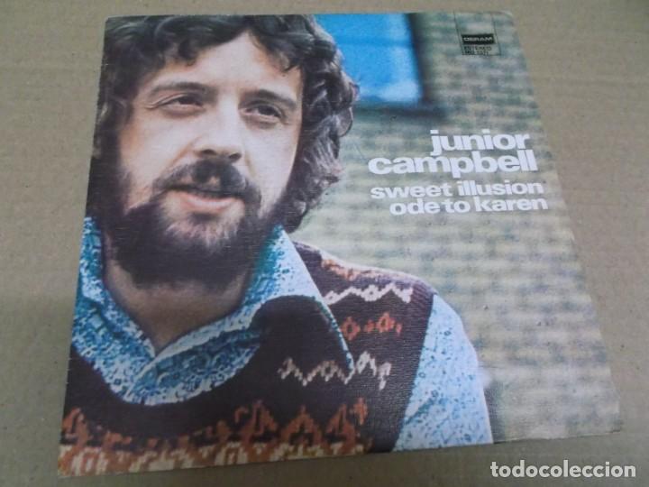 Discos de vinilo: JUNIOR CAMPBELL (SN) SWEET ILLUSION A&Ntilde;O 1973 - Foto 1