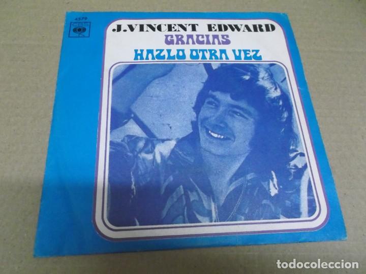 Discos de vinilo: J. VINCENT EDWARD (SN) THANKS A&Ntilde;O 1970 - Foto 1