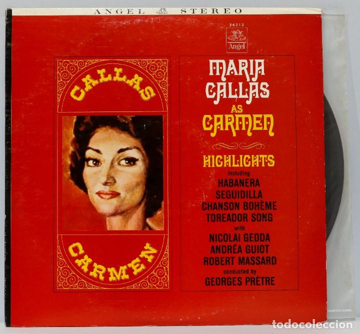 Discos de vinilo: LP. MARIA CALLAS. AS CARMEN - Foto 1