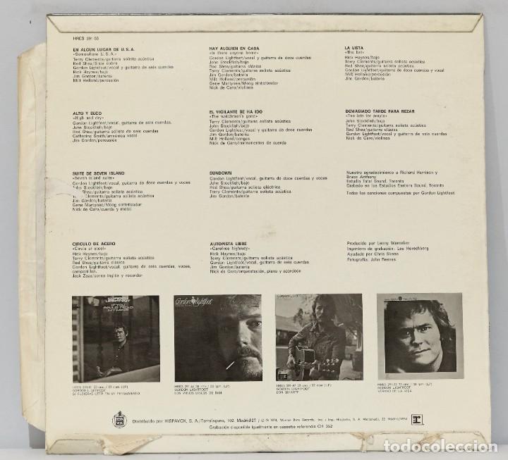Discos de vinilo: LP. GORDON LIGHTFOOT. SUNDOWN - Foto 2