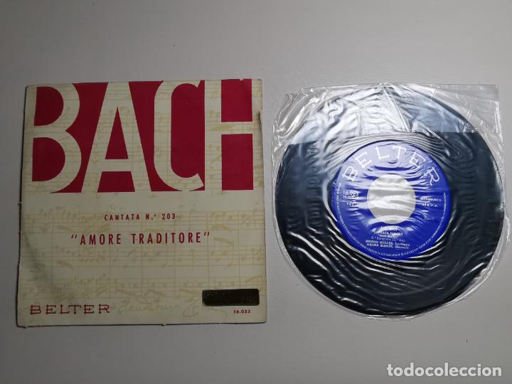 Discos de vinilo: BACH CANTATA N.203 ,AMORE TRADITORE - Foto 1