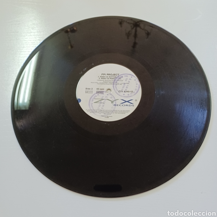 Discos de vinilo: FPI PROJECT - RISKY 1990 ZYX RECORDS - Foto 5
