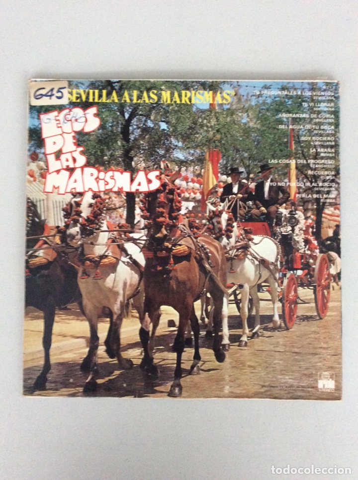 Discos de vinilo: Ecos de las Marismas. De Sevilla a las Marismas. - Foto 2