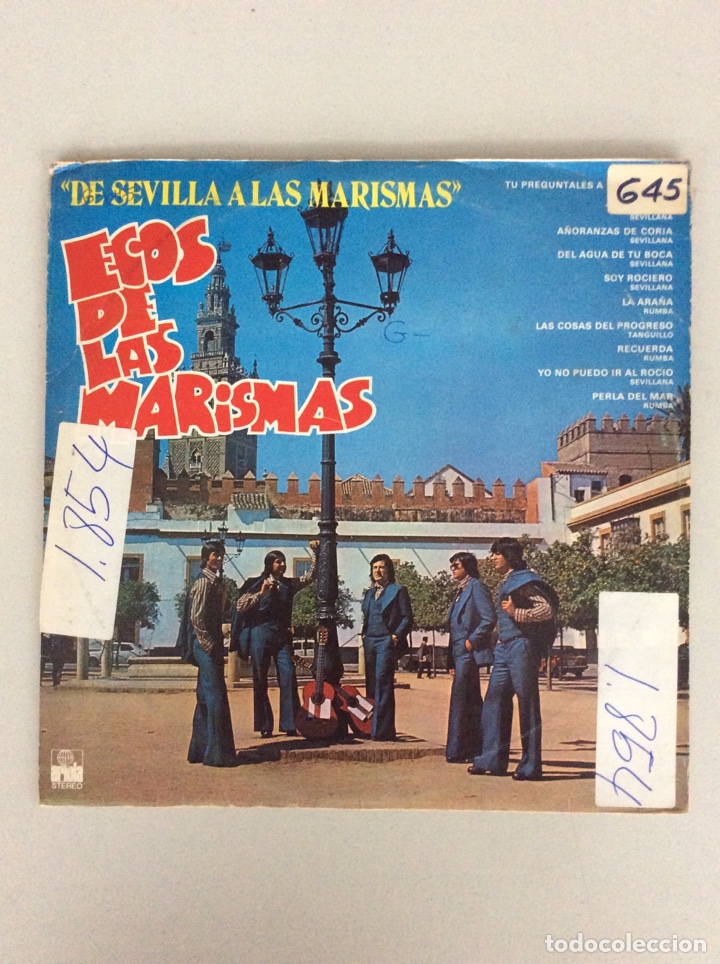 Disques de vinyle: Ecos de las Marismas. De Sevilla a las Marismas.