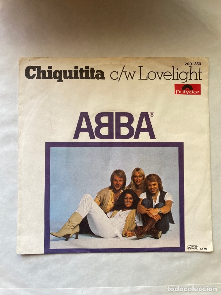 Discos de vinilo: ABBA-CHIQUITITA-1978-EDICION POLYDOR ALEMANIA-RARO-SIN USAR