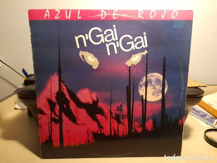 Discos de vinilo: LP N&acute;GAI N&acute;GAI : AZUL DE ROJO - Foto 1