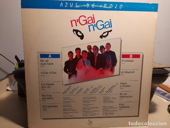 Discos de vinilo: LP N&acute;GAI N&acute;GAI : AZUL DE ROJO - Foto 2