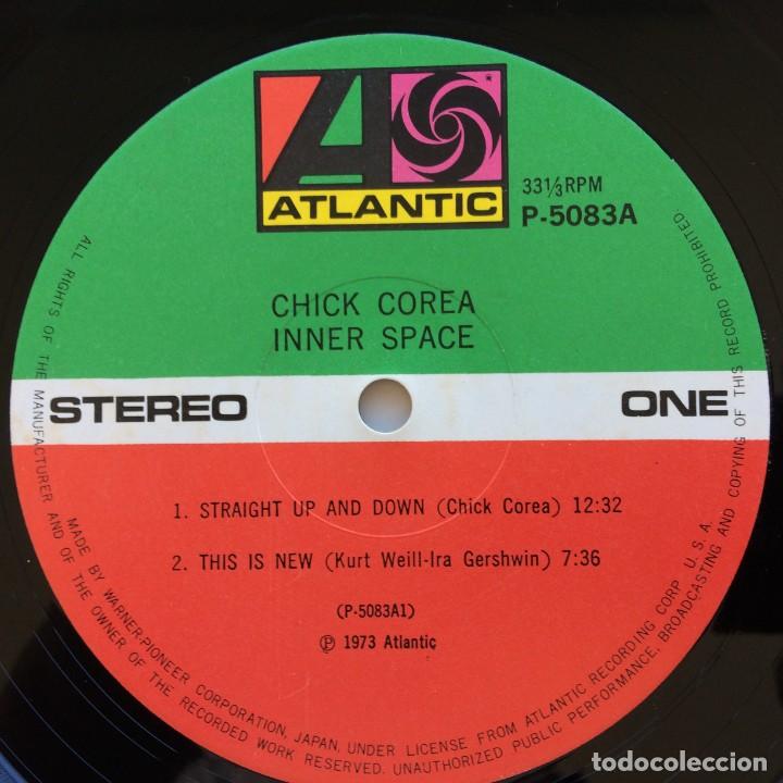 Discos de vinilo: Chick Corea &lrm;&ndash; Inner Space, 2 LPs, Japan 1973 Atlantic* - Foto 6
