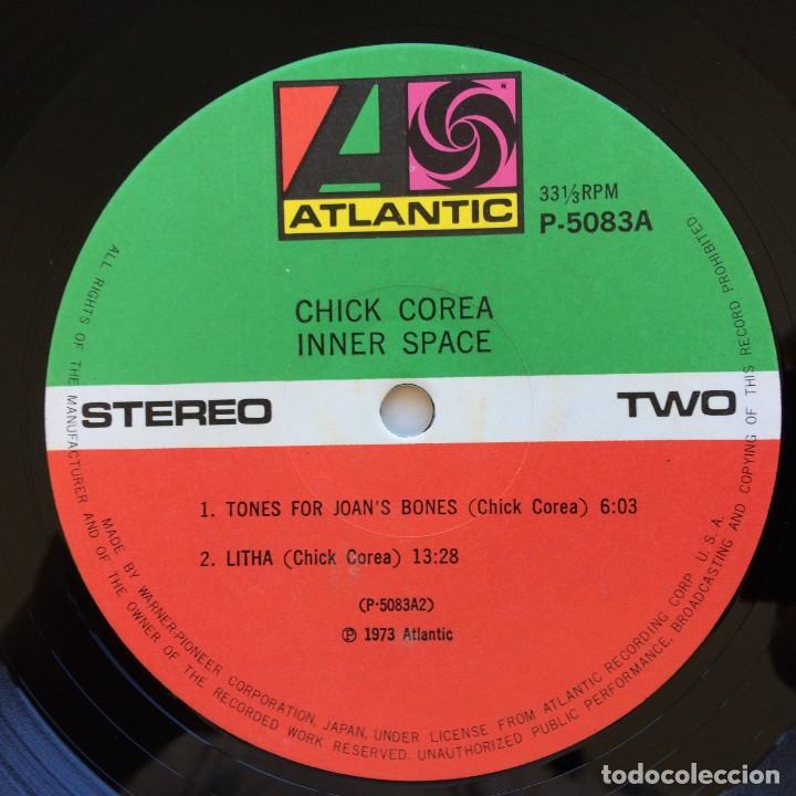 Discos de vinilo: Chick Corea &lrm;&ndash; Inner Space, 2 LPs, Japan 1973 Atlantic* - Foto 7