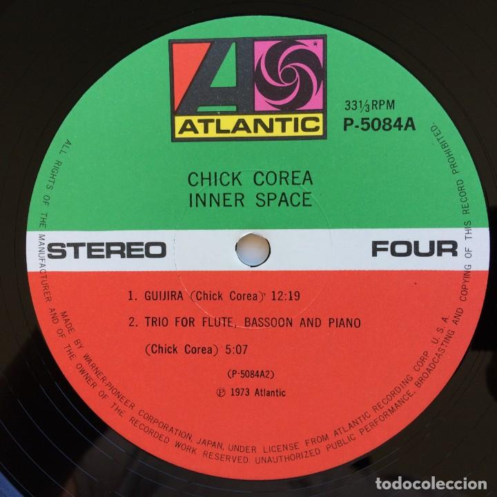 Discos de vinilo: Chick Corea &lrm;&ndash; Inner Space, 2 LPs, Japan 1973 Atlantic* - Foto 9