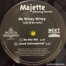 Discos de vinilo: MAJETTE * MAXI VINILO 12” * MS. WINEY WINEY (LIFE OF DA PARTY)* UK 1996. Lote 268161554