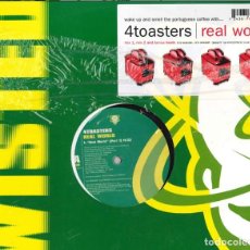 Discos de vinilo: 4TOASTERS * REAL WORLD * MAXI VINILO 12” * USA 2002