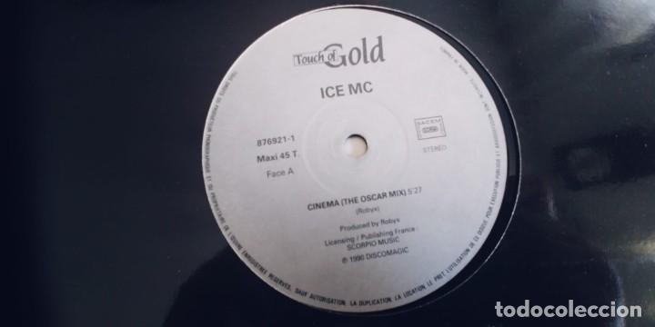 Discos de vinilo: ICE MC CINEMA-MAXI CON 3 TEMAS - Foto 3
