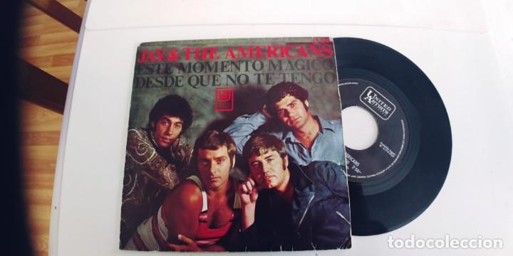 Discos de vinilo: JAY & THE AMERICANS-SINGLE ESTE MOMENTO MAGICO - Foto 1