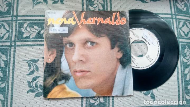Disques de vinyle: SINGLE (VINILO) -PROMOCION-DE HERNALDO A&Ntilde;OS 80