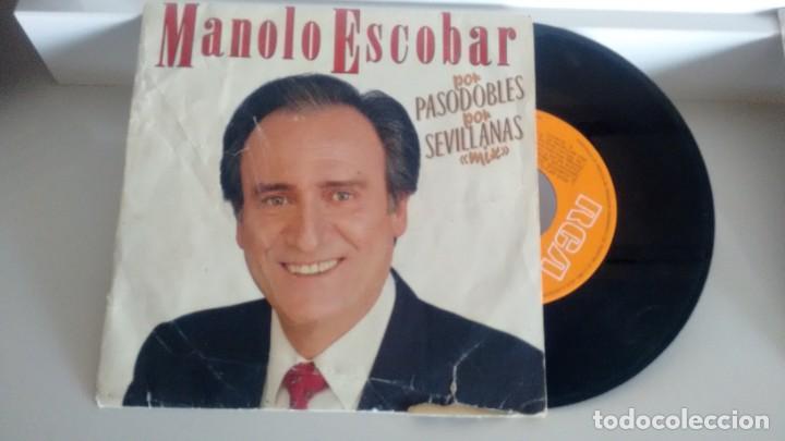 Discos de vinilo: SINGLE (VINILO) DE MANOLO ESCOBAR A&Ntilde;OS 80 - Foto 1