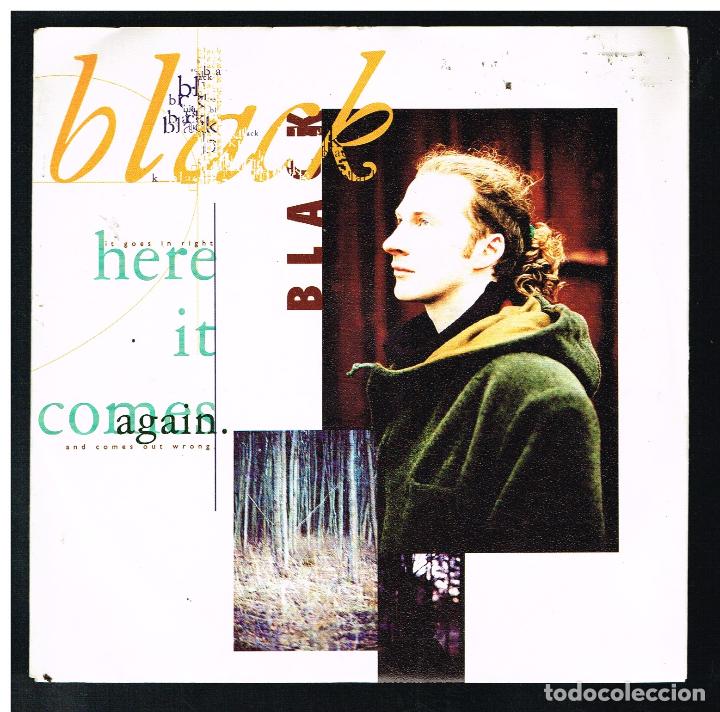 Discos de vinilo: BLACK - HERE IT COMES AGAIN / EVERY WAKING HOUR - SINGLE 1991 - Foto 1