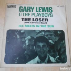 Discos de vinilo: GARY LEWIS & THE PLAYBOYS, SG, THE LOSER (WITH A BROKEN HEART) + 1, AÑO 1967. Lote 268291714