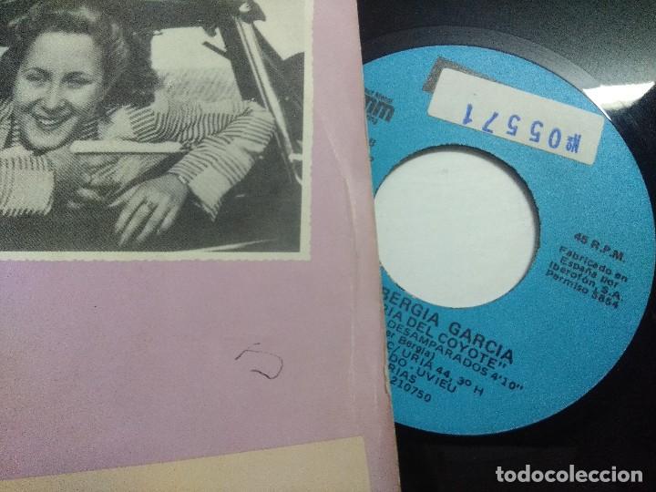 Discos de vinilo: SINGLE/BERGIA/LA ALEGRIA DEL COYOTE. - Foto 2