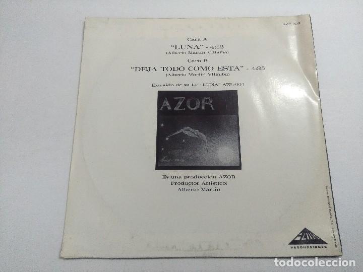 Discos de vinilo: SINGLE/AZOR/LUNA/PROMOCIONAL. - Foto 3
