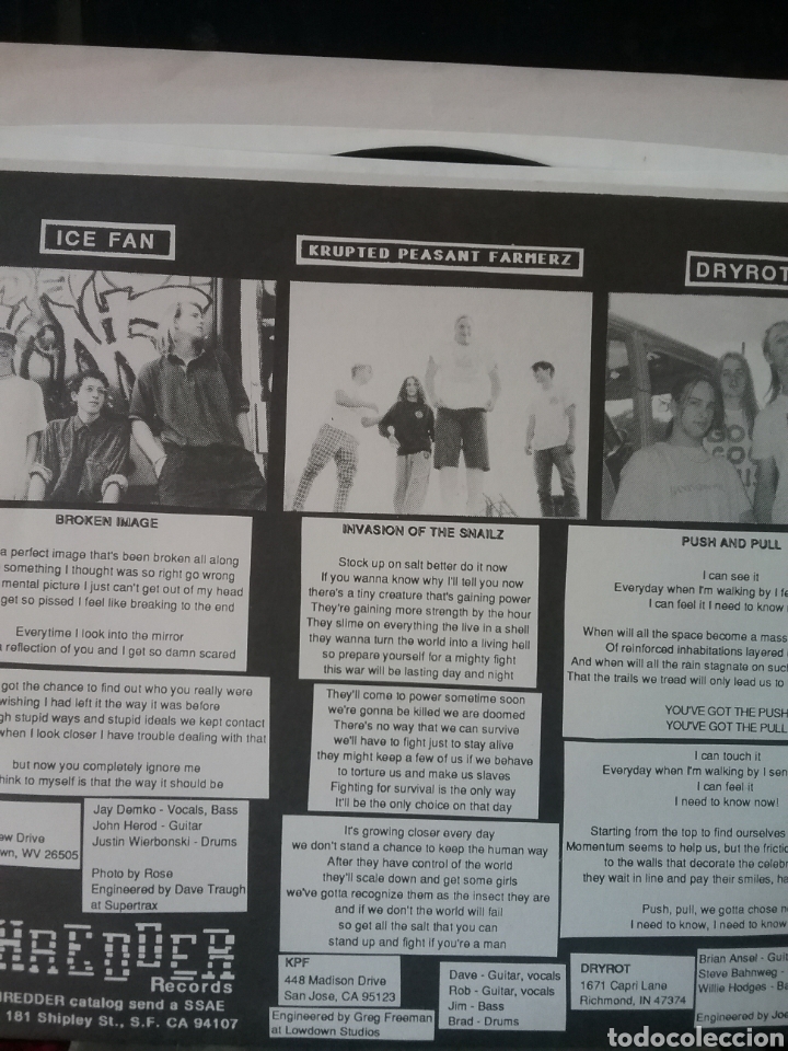 Discos de vinilo: SHREDDER Hardcore- Punk Series 7&rdquo; - Foto 2