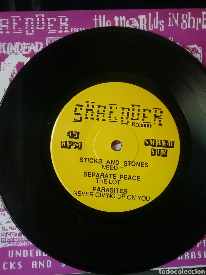 Discos de vinilo: SHREDDER Records Hardcore - Punk Series 7&rdquo; - Foto 4