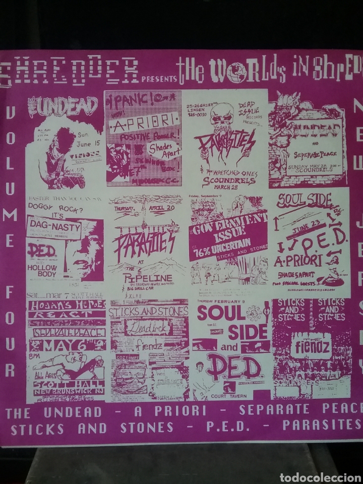 Discos de vinilo: SHREDDER Records Hardcore - Punk Series 7&rdquo; - Foto 1