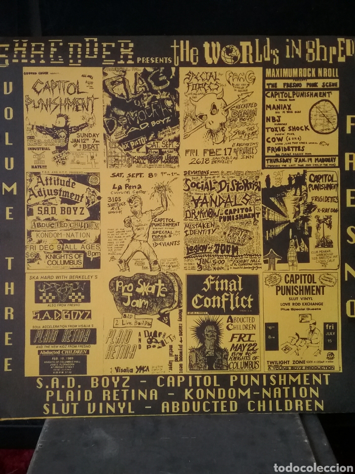Discos de vinilo: SHREDDER Records Hardcore - Punk Series - Foto 1